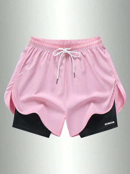 Women's Yoga Shorts Set, Made Of Quick-Dry Fabric With Mesh Pockets, Ideal For Summer Casual Tennis, Fitness And Outdoor Running- Designed Specifically For Women- Perfectly Fits An Active Lifestyle.