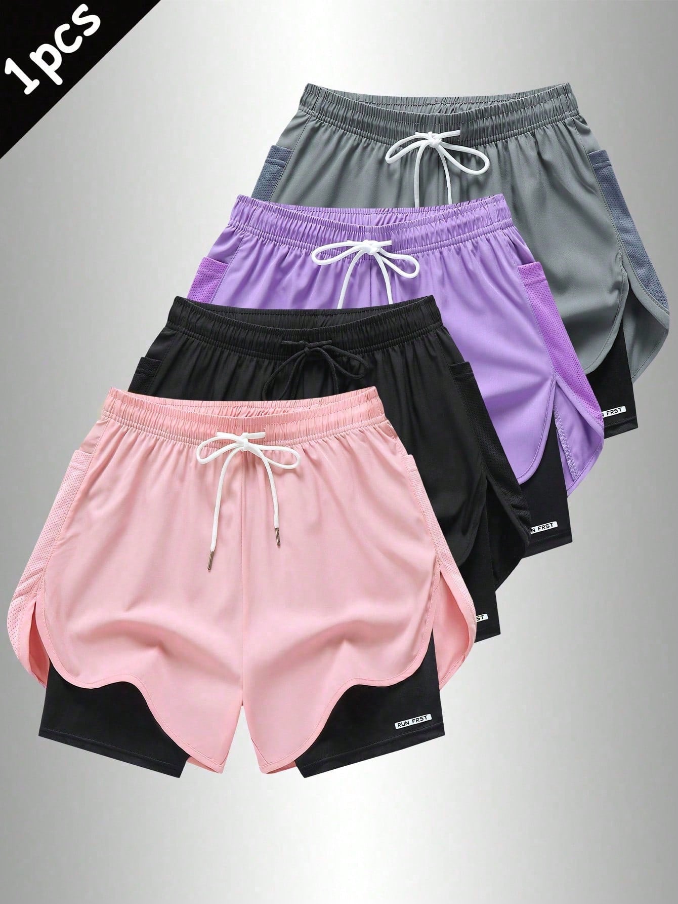 Women's Yoga Shorts Set, Made Of Quick-Dry Fabric With Mesh Pockets, Ideal For Summer Casual Tennis, Fitness And Outdoor Running- Designed Specifically For Women- Perfectly Fits An Active Lifestyle.