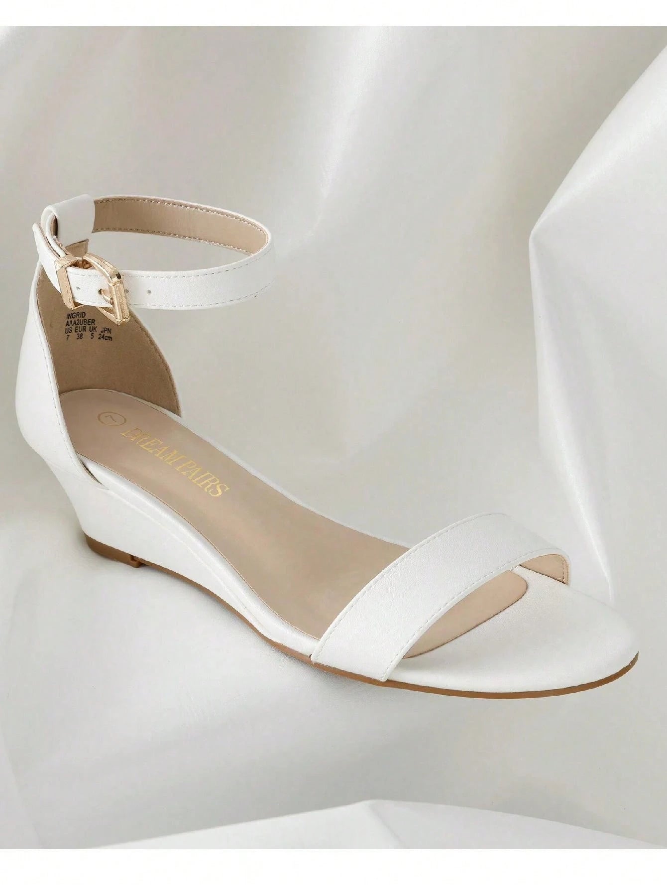 Women Wedge Sandals Dressy Summer Shoes Open Toe Ankle Strap Comfortable Wedge Heels Work Wedding Party Pumps Wedge Sandals