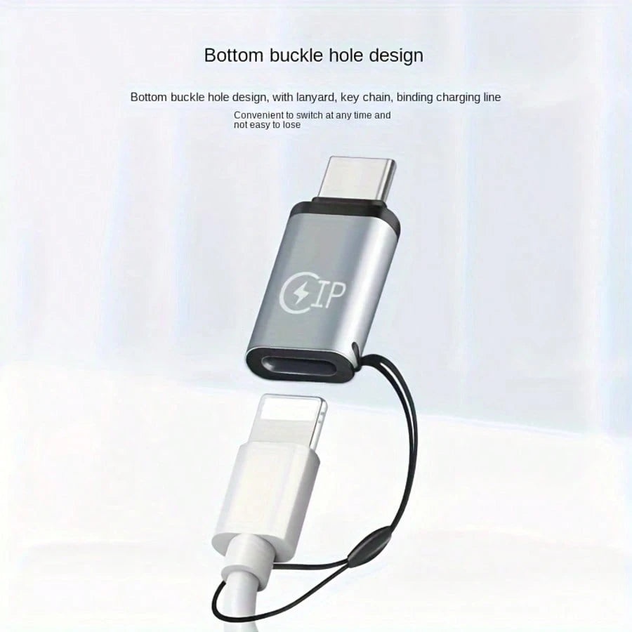 Wowssyo 2pcs/4pcs Pack/ Charging And Data Transfer Adapter, Port To Type-C Port, Type-C Connector To Port, Phone OTG Adapter (Supports Charging And Transfer Only, Not Earphone Adapter)