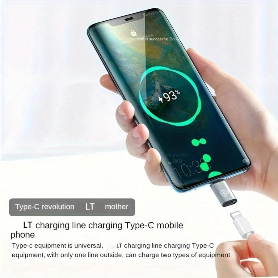 Wowssyo 2pcs/4pcs Pack/ Charging And Data Transfer Adapter, Port To Type-C Port, Type-C Connector To Port, Phone OTG Adapter (Supports Charging And Transfer Only, Not Earphone Adapter)