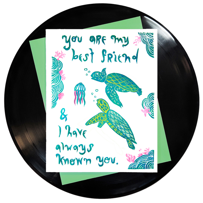 You Are My Best Friend Greeting Card 6-Pack Inspired By Music