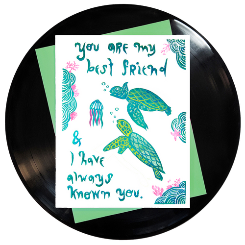 You Are My Best Friend Greeting Card 6-Pack Inspired By Music