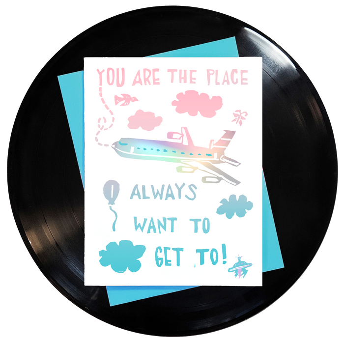 You Are The Place Greeting Card 6-Pack Inspired By Music