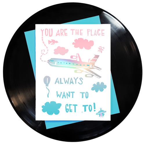 You Are The Place Greeting Card 6-Pack Inspired By Music