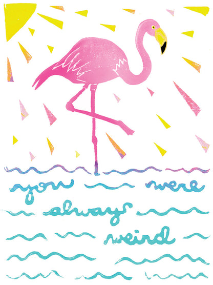 You Were Always Weird Greeting Card 6-Pack Inspired By Music
