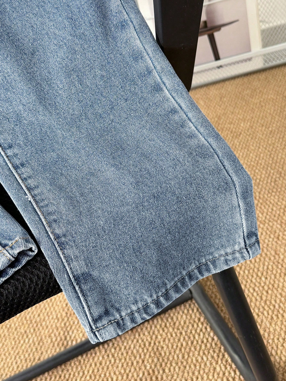 Young BoyLoose Straight Leg Blue Denim Jeans