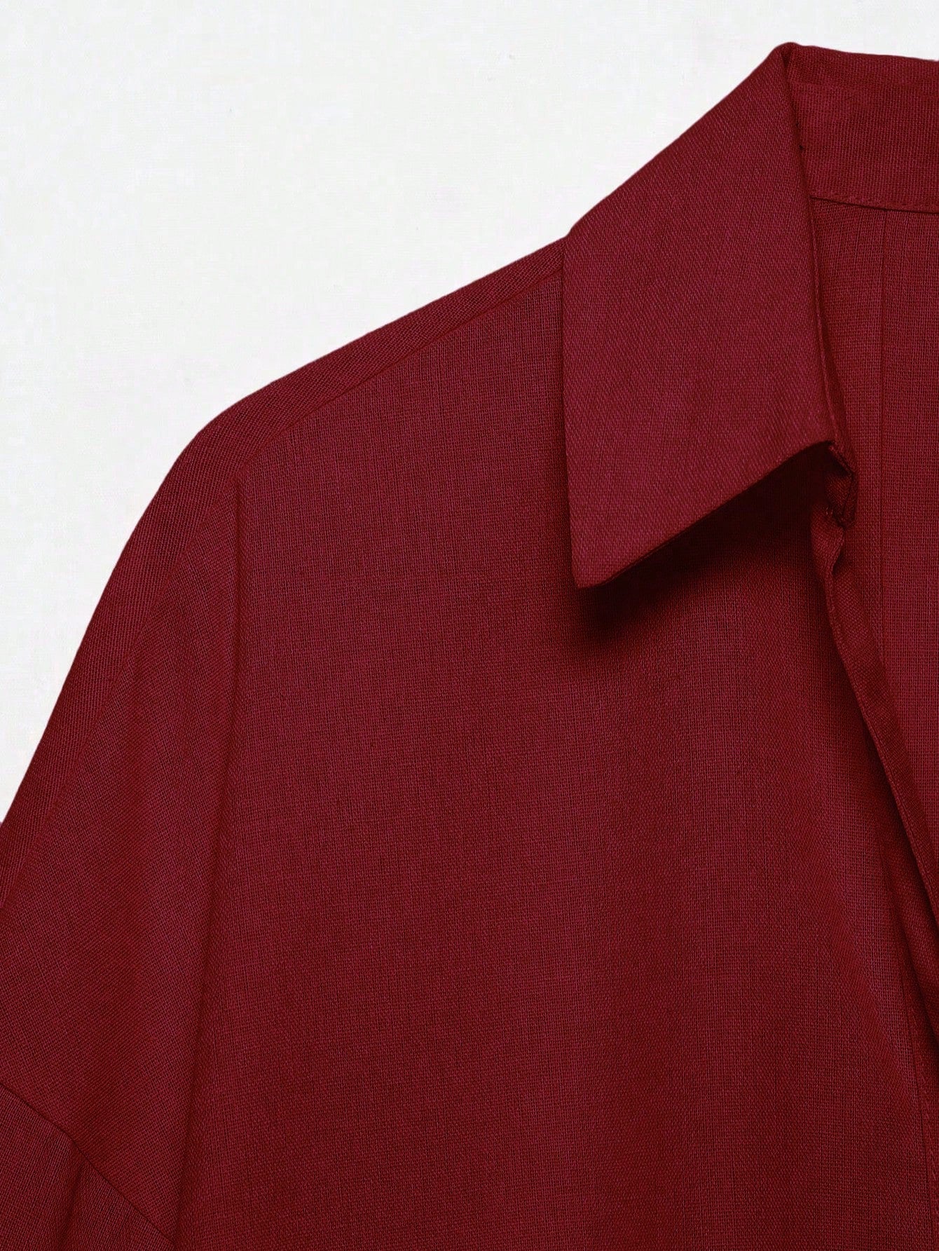 YROOE Fashion Casual Versatile Women's Shirt- Red, Minimalist, Business Casual, Daily Commute, Simple Elegant, Spring/Summer/Autumn/Winter