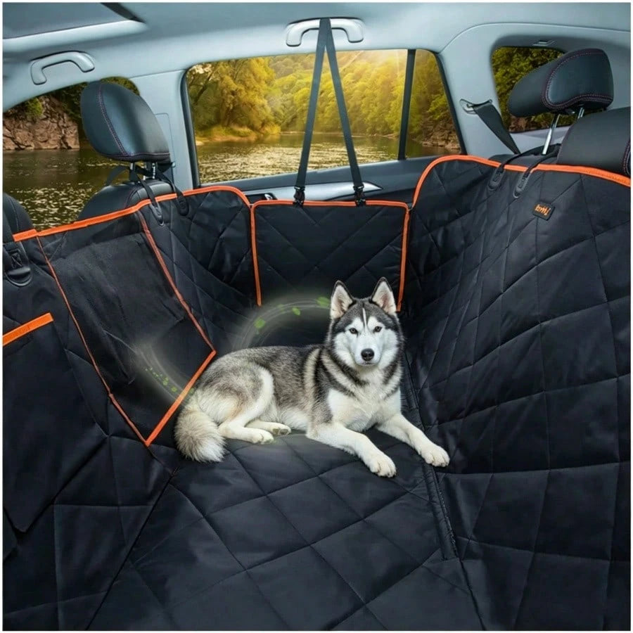 YVDKL Dog Car Seat Cover, Waterproof Rear Seat, Dog Hammock Style Design, Protects Your Car From Scratches, Hair, And Dirt. Easy To Install And Clean, Universal Pet Seat Cover.