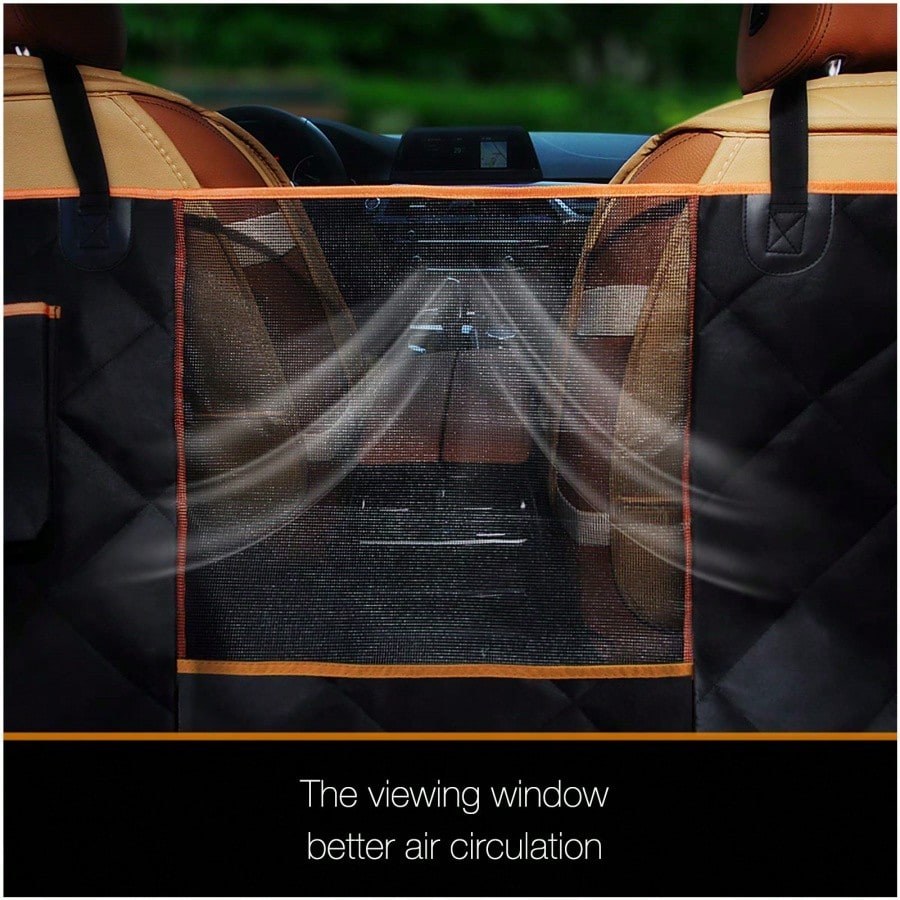 YVDKL Dog Car Seat Cover, Waterproof Rear Seat, Dog Hammock Style Design, Protects Your Car From Scratches, Hair, And Dirt. Easy To Install And Clean, Universal Pet Seat Cover.