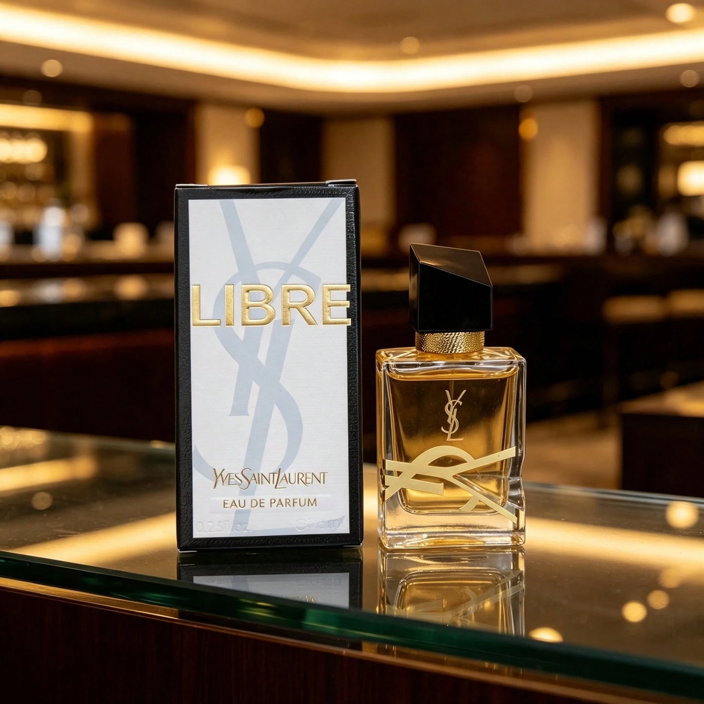 Yves Saint Laurent YSL Libre Eau De Parfum For Women, Floral Scent, Mini Travel Size, 7.5 Ml/ 0.25 Fl Oz