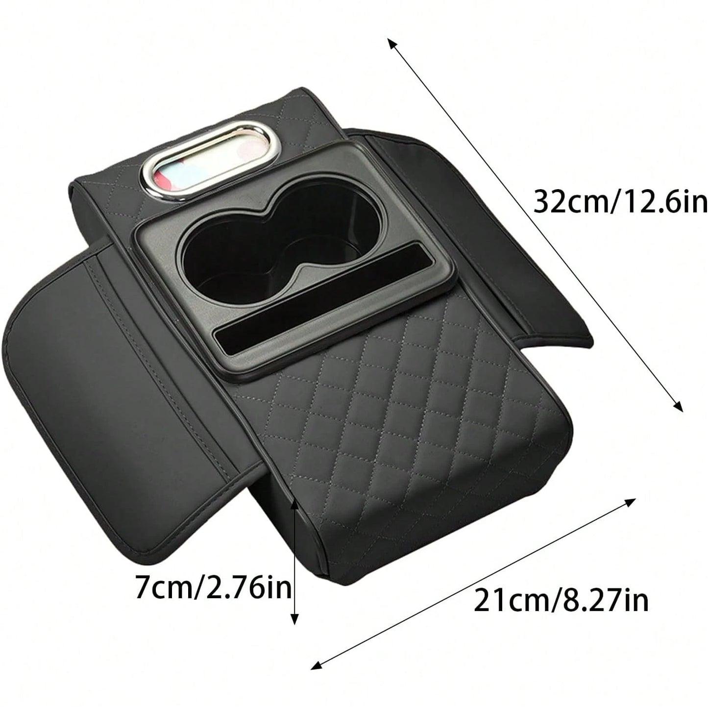 ZBEZBE Car Armrest Storage Box, Car ArmrestPad, Central Armrest Box, PremiumErgonomic Armrest Box, ComfortableDriving Upgrade, Wear-Resistant AndEasy To Clean, Fit Multiple VehicleModels, New Tissue B